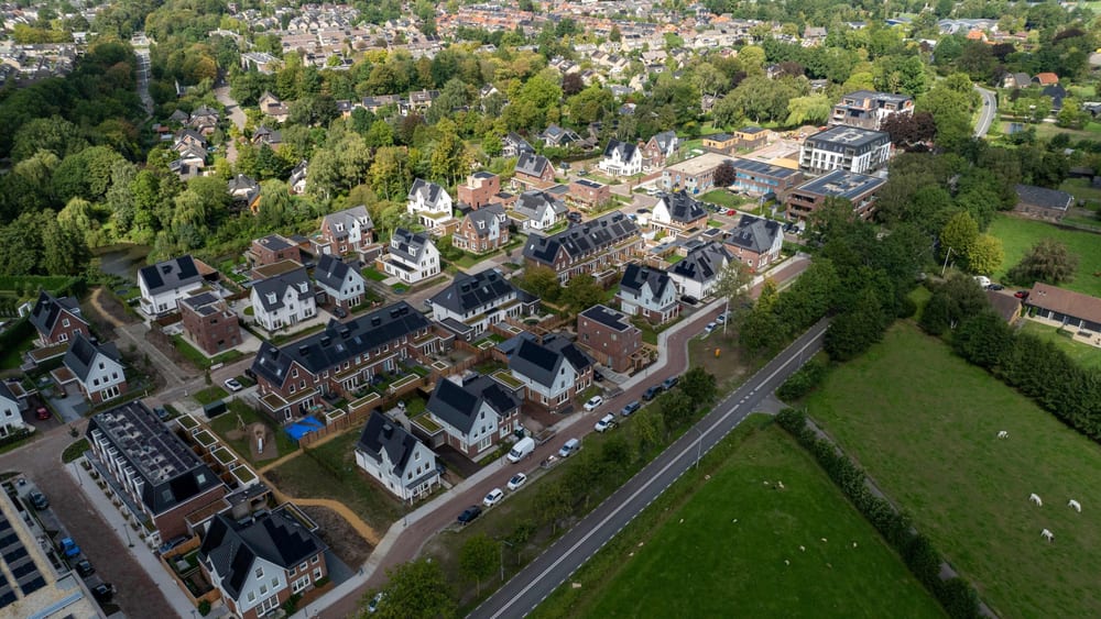 Nieuwbouwwijk, van bovenaf